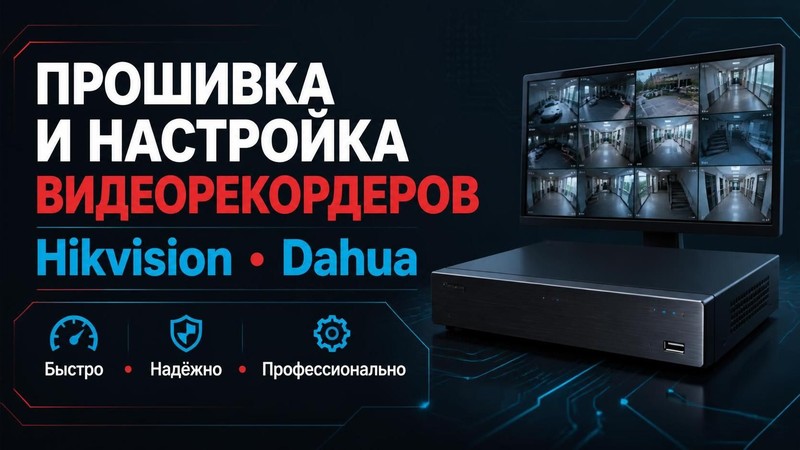 Прошивка и настройка видеорекордеров Hikvision, Dahua — Николай, фото