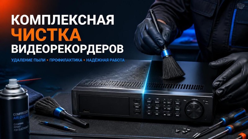 Комплексная чистка видеорекордеров от пыли — Сергей, фото