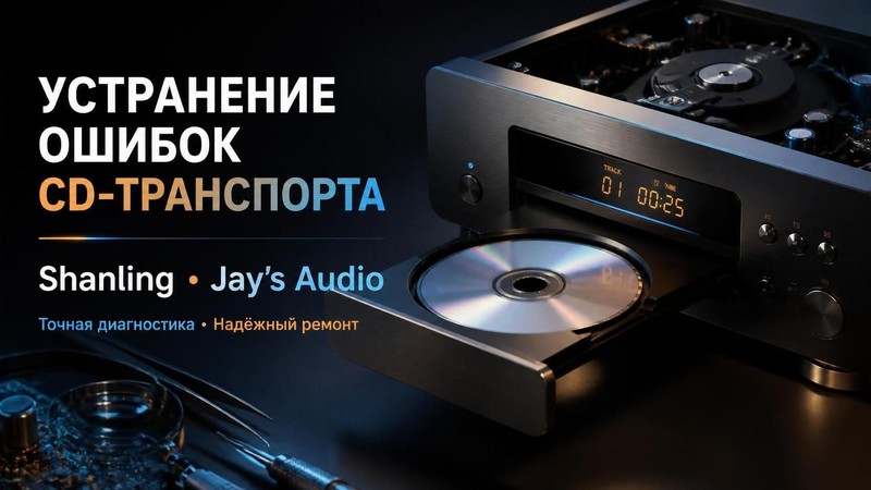 Устранение ошибок CD транспорта Shanling, Jay's Audio