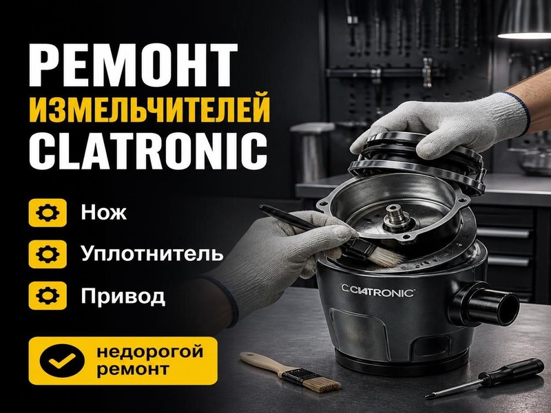Ремонт кухонных измельчителей CLATRONIC