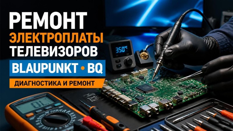 Ремонт электроплаты телевизоров BLAUPUNKT, BQ