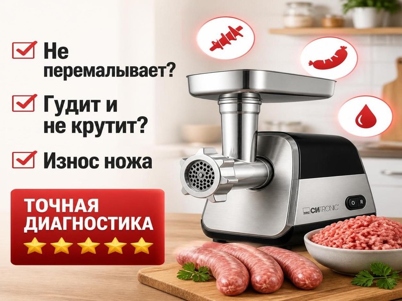 Ремонт мясорубок CLATRONIC