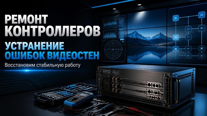 Ремонт контроллеров и устранение ошибок видеостен