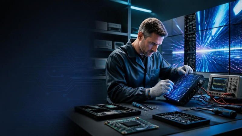 Ремонт LED панелей Christie, Barco, Panasonic