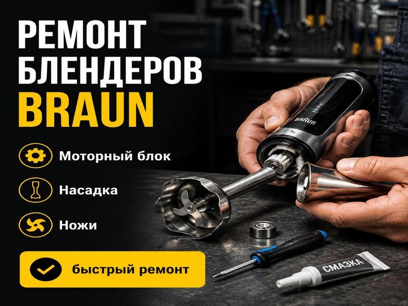 Ремонт блендеров Braun