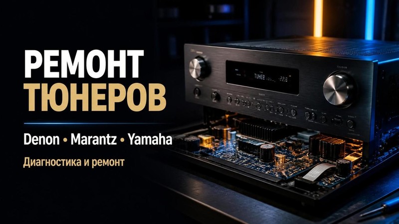 Ремонт тюнеров Denon, Marantz, Yamaha — Алексей, фото