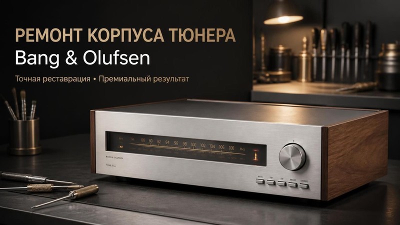 Ремонт корпуса тюнера Bang & Olufsen