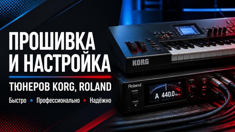 Прошивка и настройка тюнеров KORG, Roland