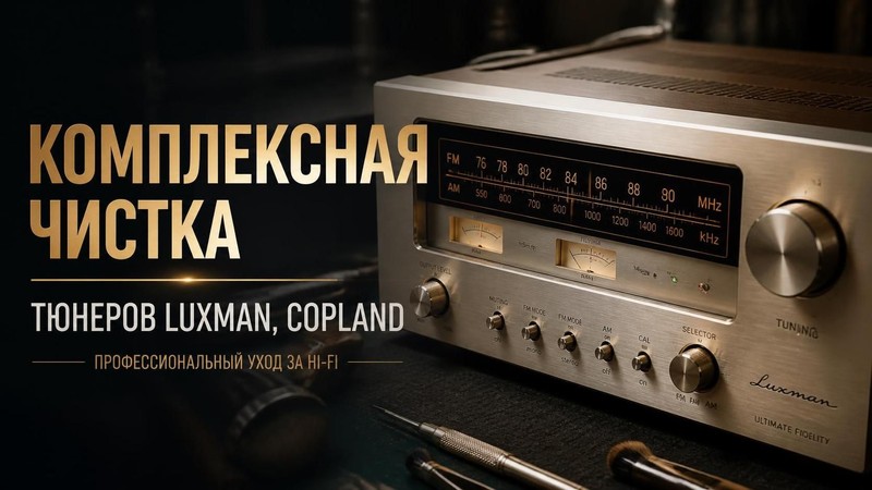Комплексная чистка тюнеров Luxman, Copland