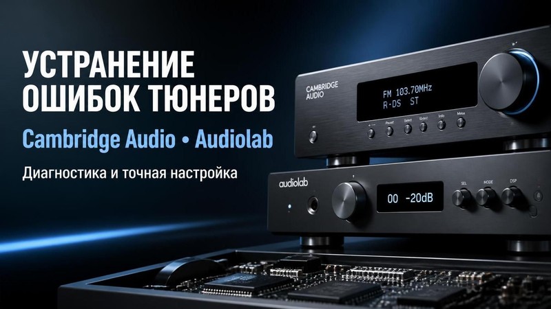 Устранение ошибок тюнеров Cambridge Audio, Audiolab