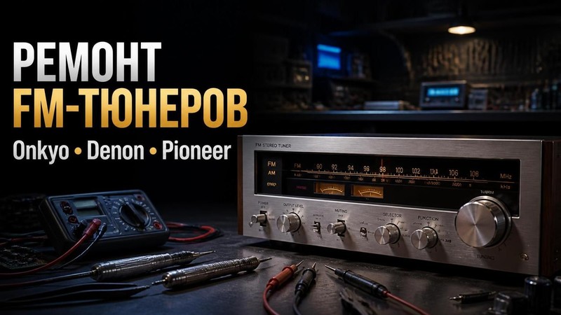 Ремонт FM тюнеров Onkyo, Denon, Pioneer