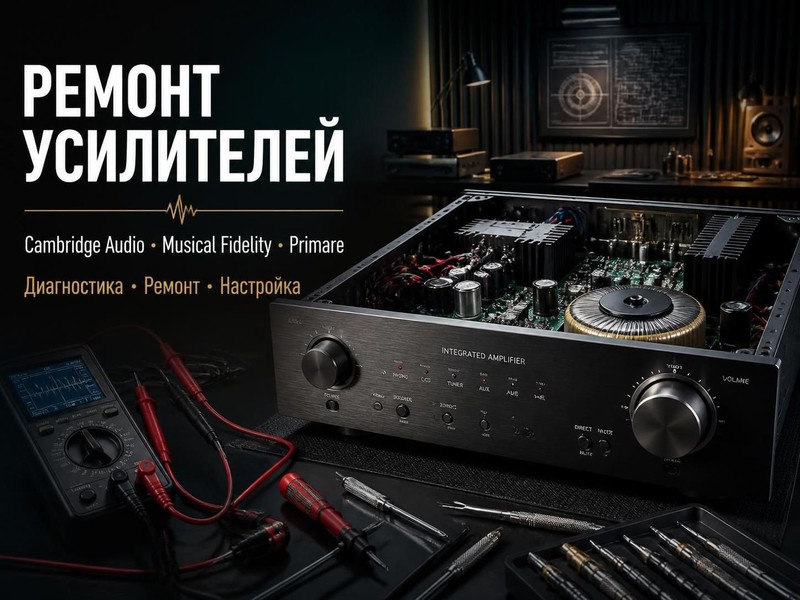 Ремонт усилителей Cambridge Audio, Musical Fidelity, Primare — Олег, фото