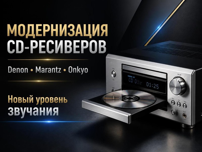 Модернизация CD-ресивера Denon, Marantz, Onkyo — Виктор, фото
