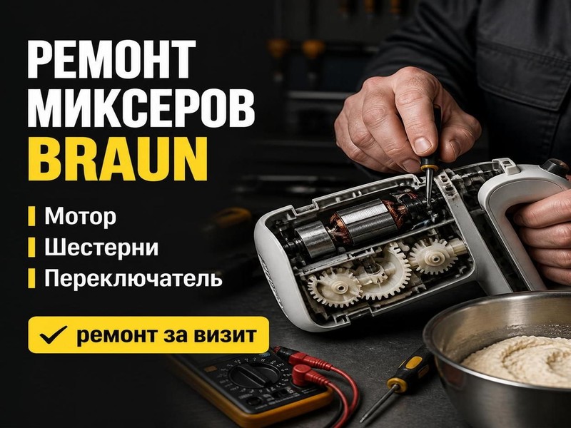 Ремонт миксеров Braun