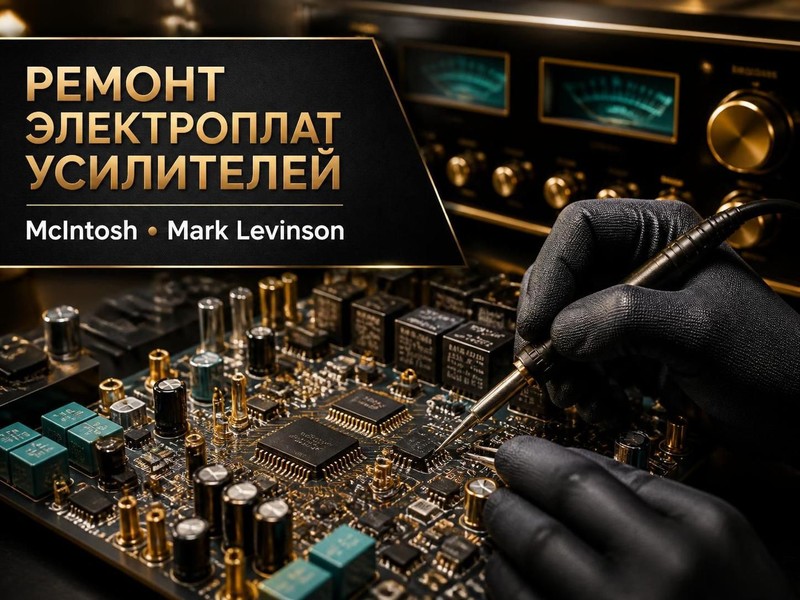 Ремонт электроплаты усилителей McIntosh, Mark Levinson