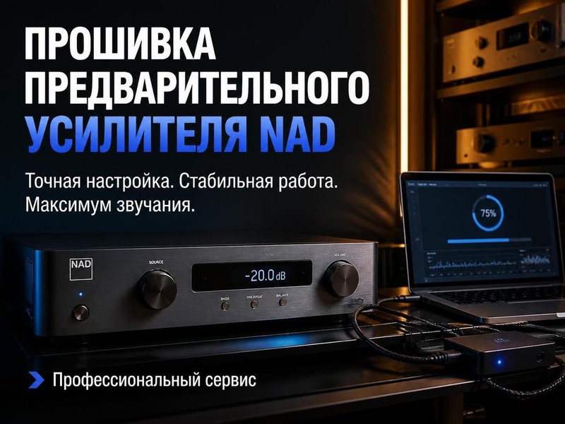 Прошивка предварительного усилителя NAD — Николай, фото