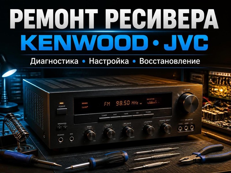 Ремонт ресивера Kenwood, JVC