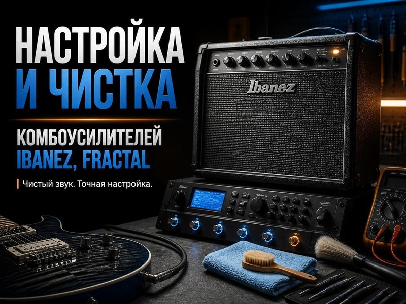 Настройка и чистка комбоусилителей Ibanez, Fractal