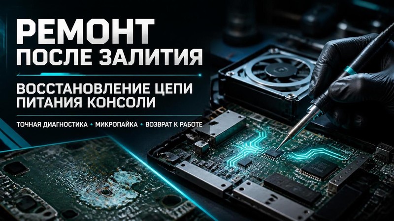 Чистка консоли от пыли и замена термопасты недорого