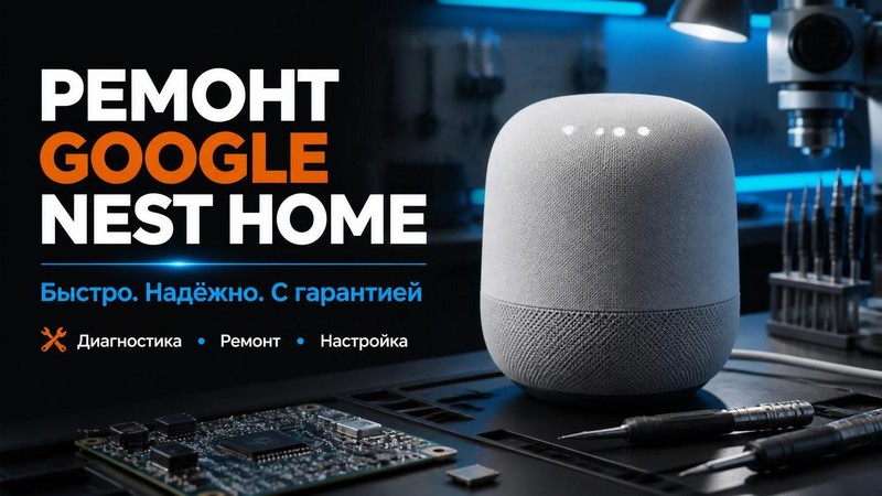 Ремонт Google Nest Home колонки