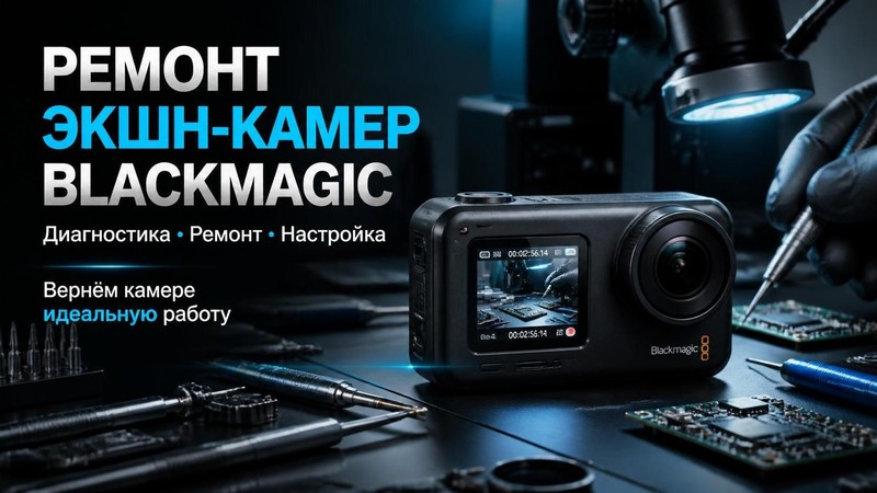 Ремонт экшн-камер Blackmagic