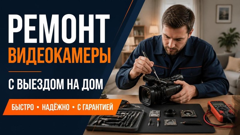 Ремонт видеокамеры с выездом на дом
