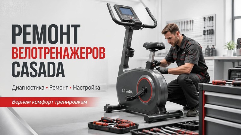 Ремонт велотренажеров Casada — Олег, фото
