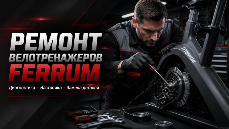Ремонт велотренажеров FERRUM