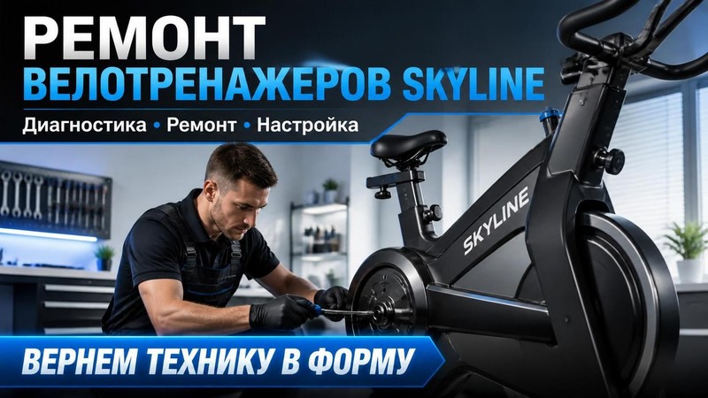Ремонт велотренажеров SKYLINE