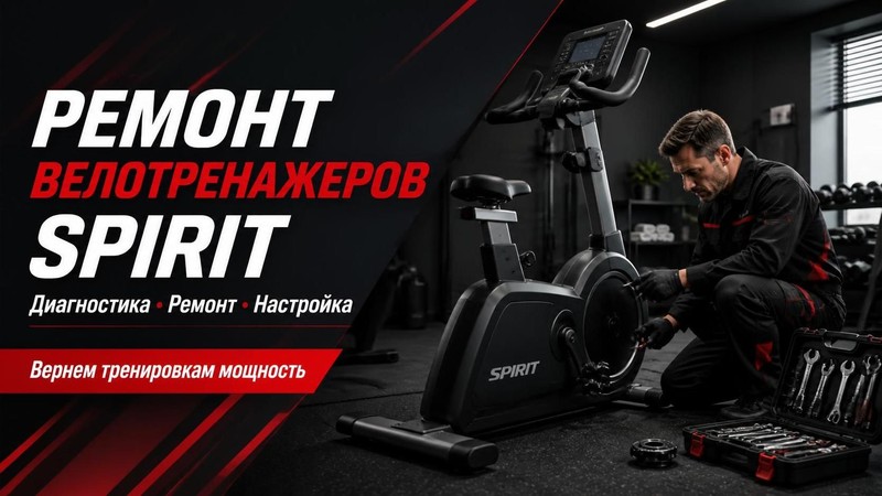 Ремонт велотренажеров Spirit