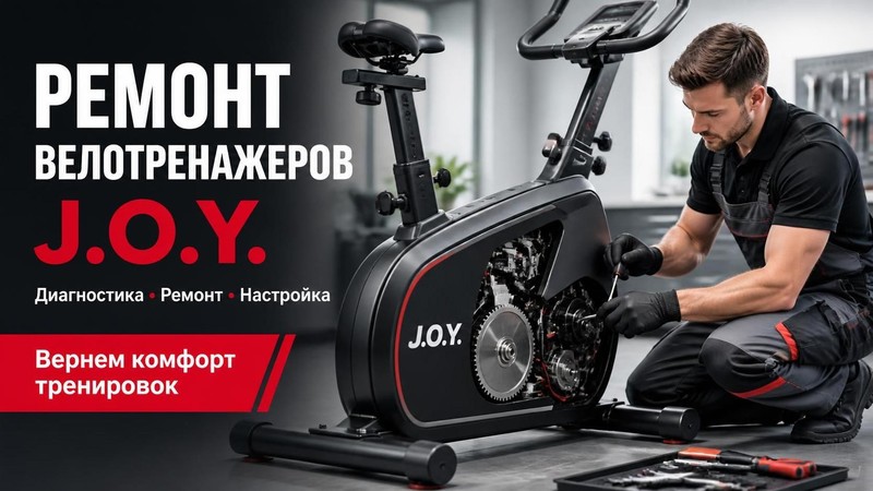 Ремонт велотренажеров J.O.Y.