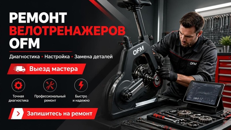 Ремонт велотренажеров OFM