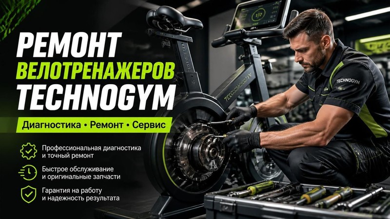Ремонт велотренажеров Technogym
