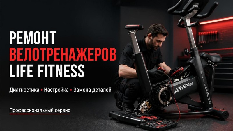 Ремонт велотренажеров Life Fitness