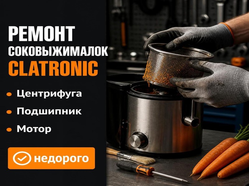 Ремонт соковыжималок CLATRONIC