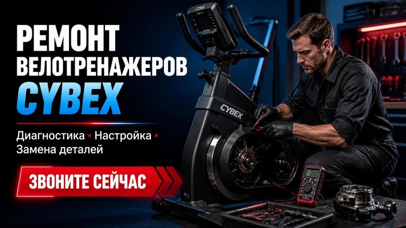 Ремонт велотренажеров Cybex