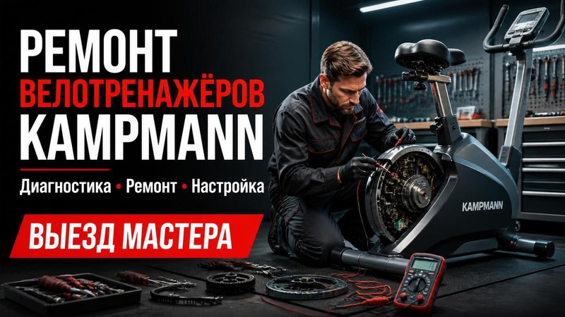 Ремонт велотренажеров Kampmann