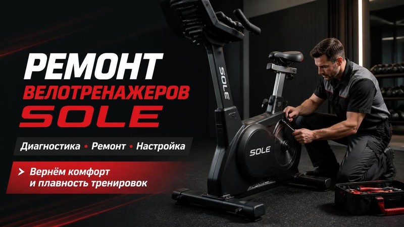Ремонт велотренажеров Sole