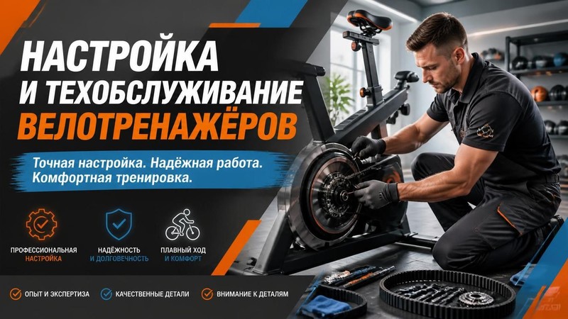 Настройка и техническое обслуживание велотренажеров