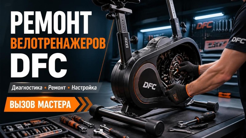 Ремонт велотренажеров DFC