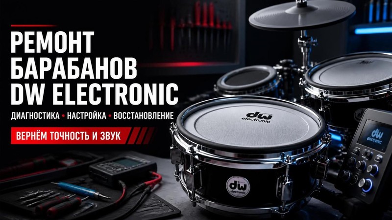 Ремонт барабанов DW electronic