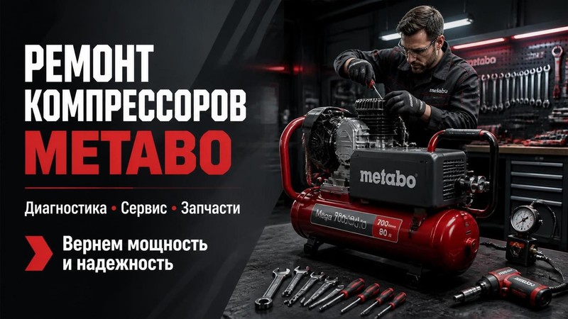 Ремонт компрессоров Metabo