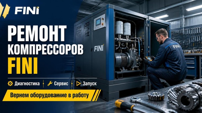 Ремонт компрессоров Fini