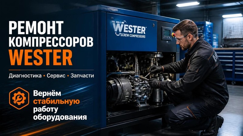 Ремонт компрессоров Wester