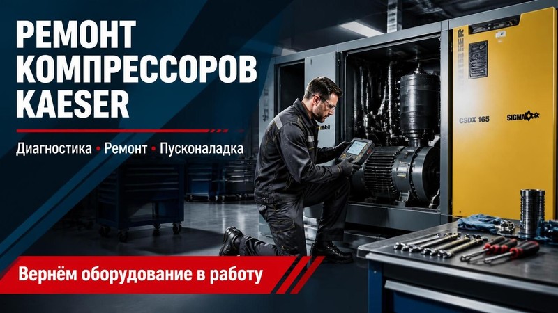 Ремонт компрессоров Kaeser