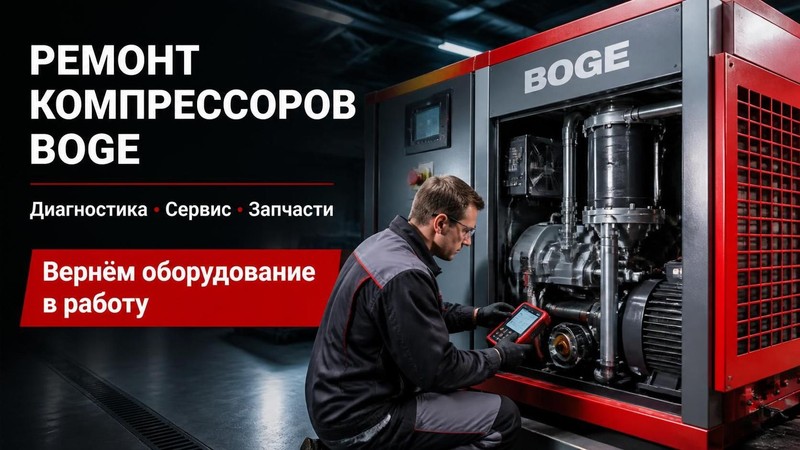 Ремонт компрессоров BOGE