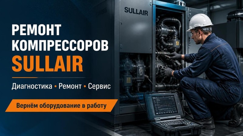 Ремонт компрессоров Sullair