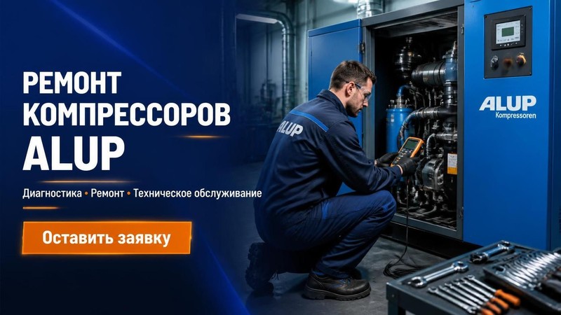 Ремонт компрессоров Alup