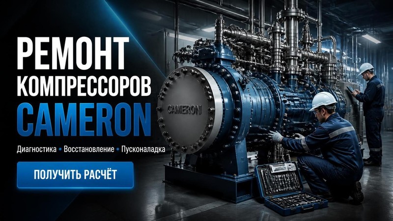 Ремонт компрессоров CAMERON
