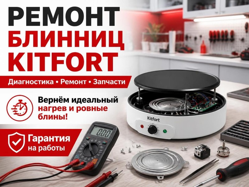 Ремонт блинниц Kitfort